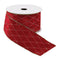 Melrose Diamond Pattern Wired Ribbon 2.5" x 5 Yds.