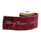 Melrose Embroidered Merry Christmas Wired Ribbon 4" x 5 Yds.