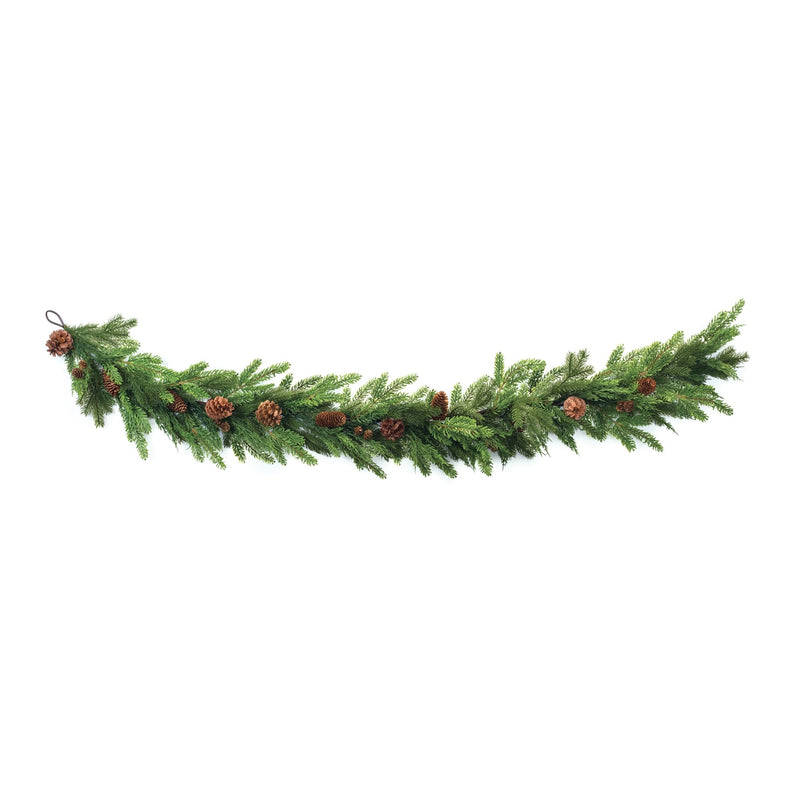 Melrose Pine Garland with Pinecone Accents