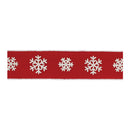 Melrose Holiday Snowflake Ribbon 4" x 5 Yds.