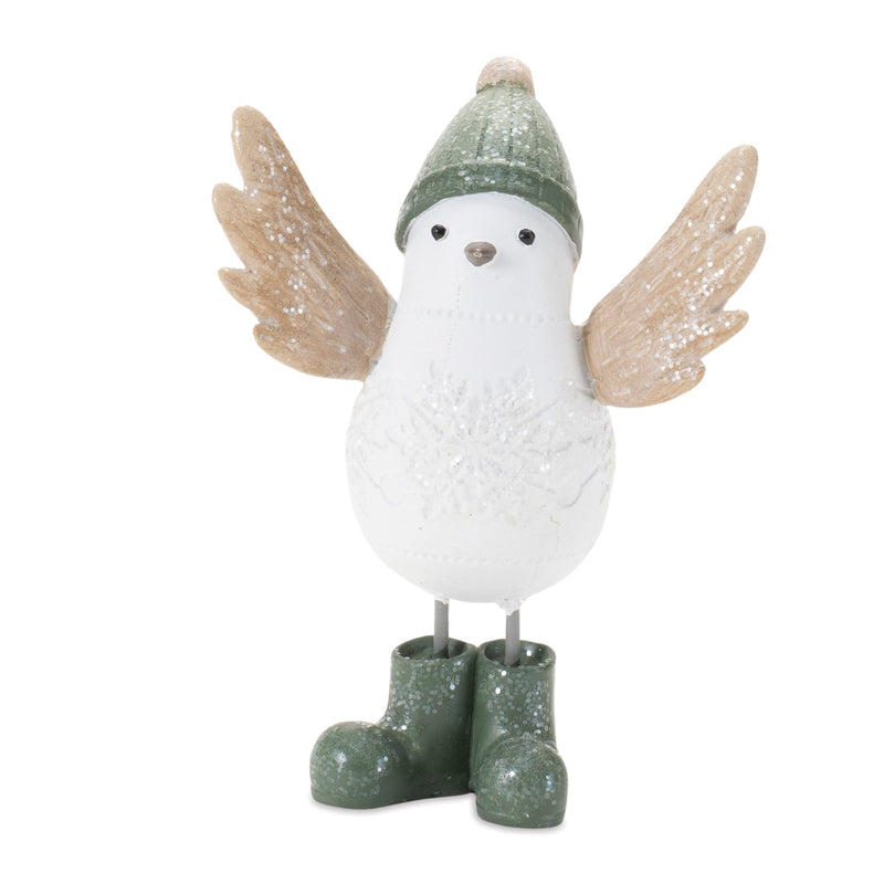 Melrose Winter Bird with Snowboots Figurine (Set of 6)
