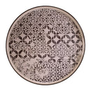 Melrose Round Ornate Geometric Print Tray 17.5"D