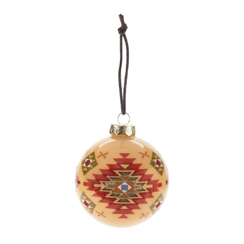 Melrose Western Glass Ball Ornament (Set of 6)
