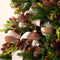 Melrose Beaded Glass Mushroom Ornament (Set of 6)
