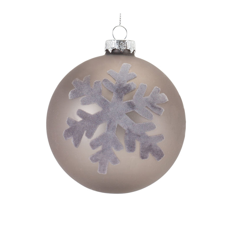 Melrose Snowflake Ball Ornament (Set of 6)