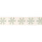 Melrose Jeweled Snowflake Wired Ribbon 4" x 5 Yds.