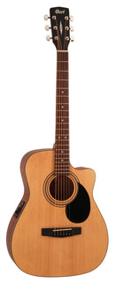 Cort AF515CEOP Standard Concert Cutaway Acoustic-Electric Guitar - Open Pore