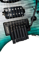 Cort Space 6GTR Electric Guitar w/Gig-bag Semi Gloss Lagoon