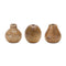 Melrose Natural Wood Bud Vase (Set of 3)