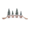 Melrose Noel Bottle Brush Tree Decor 19.5"L