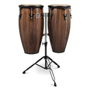 LP Aspire Series 11” & 12” Siam Walnut Wood Conga Set - LPA647-SW