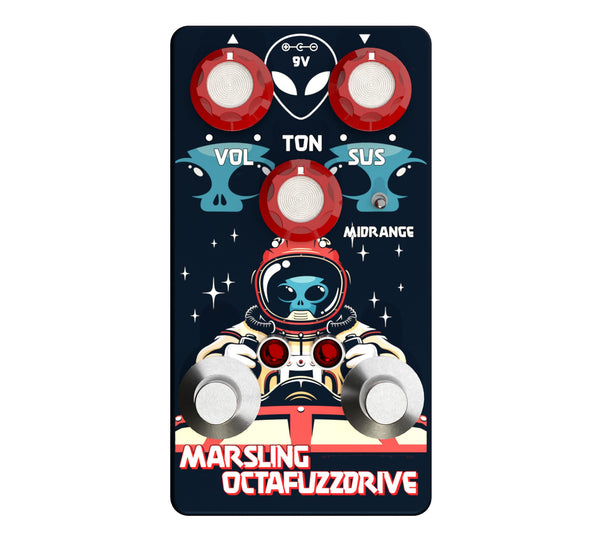 Interstellar Audio Machine Marsling Octafuzzdrive Guitar Effects Pedal