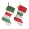 Melrose Striped Wool Stocking (Set of 2)