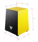 Tycoon TKVX-CB Vertex Series Cajon - Canary Burst Finish