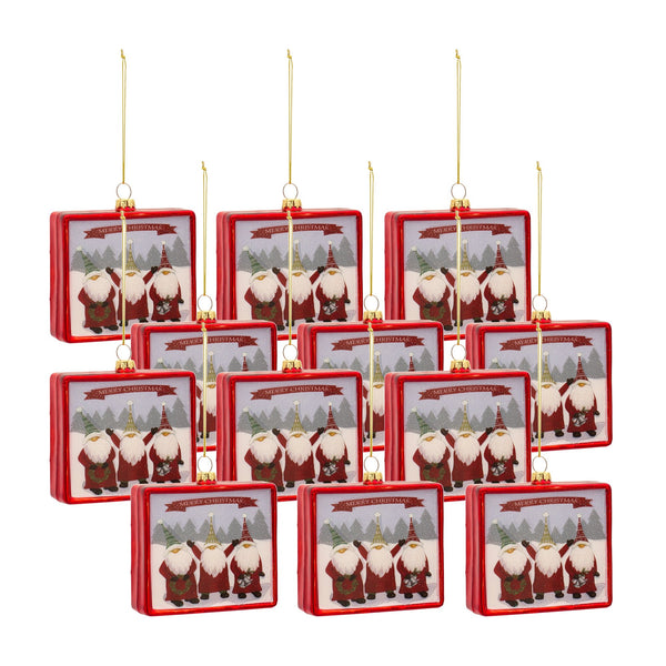 Gnome Merry Christmas Ornament (Set of 12)