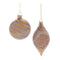 Melrose Iridescent Swirl Glass Ornament (Set of 12)