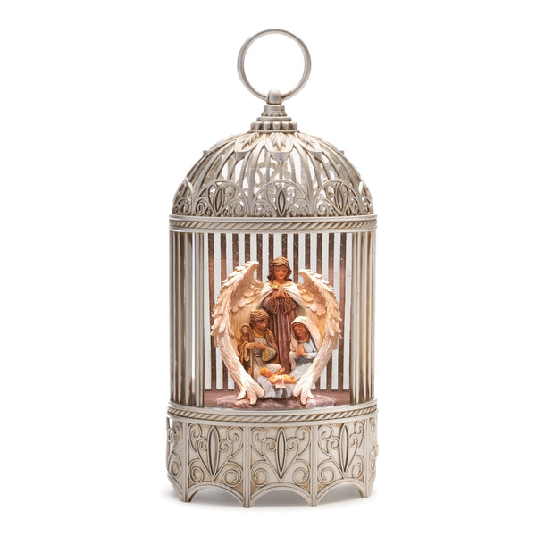 Melrose LED Nativity Scene Snow Globe 11"H