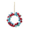 Melrose Metal Sleigh Bell Wreath Ornament (Set of 12)