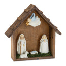 Melrose Holiday Nativity Scene Display 10"L
