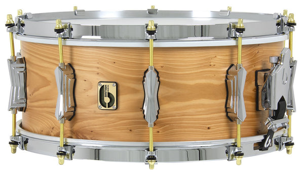 British Drum Co The Archer 14″×6″ Snare Drum - Yew Wood