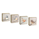 Melrose Rustic Wood Bird Plaque Wall Decor, Rustic, Wood