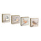 Melrose Rustic Wood Bird Plaque Wall Decor, Rustic, Wood