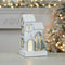Melrose LED Flocked Wooden House 14.5"H