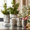 Melrose Wavy Patterned Planter or Vase Set of 6 Planter, Wavy Patterned