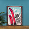 Melrose Framed Ski Lodge Wall Sign 15.5"H