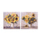 Melrose Sunflower Vase Canvas Wall Art 32"L, Modern, Wood