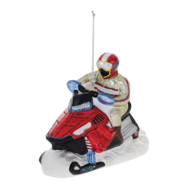 Melrose Snowmobile Ornament (Set of 6)