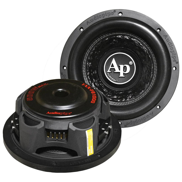 Audiopipe 10" Shallow Mount Woofer 300W RMS/600W Max Dual 4 Ohm Voi - TXX-FB1000