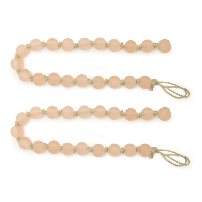 Melrose Frosted Glass Bead Garland (Set of 2)
