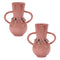 Melrose Storeware Vase with Floral Accent (Set of 2)
