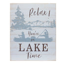Melrose Wooden Lake Life Sentiment Sign Wall Decor, Rustic, Wood