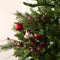 Melrose Santa with Deer and Cardinal Bird Ornament (Set of 6)