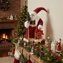 Melrose Holiday Santa with Pine Tree Character 25"H