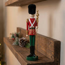 Melrose Holiday Nutcracker Soldier Statue 19"H