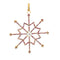 Melrose Jeweled Metal Snowflake Ornament (Set of 12)