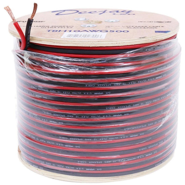 DEEJAY LED 10GA 500ft Speaker Wire CCA TBH10AWG500CCA