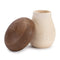 Melrose Wood Mushroom Box Decor (Set of 2)