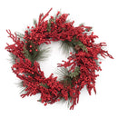 Melrose Berry and Pine Wreath 26"D