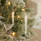 Melrose Dripping Glass Icicle Drop Ornament (Set of 12)