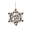 Melrose Cut Cookie Design Snowflake Ornament (Set of 12)