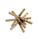Melrose Abstract Textured Metal Sculpture (Set of 4)