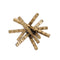 Melrose Abstract Textured Metal Sculpture (Set of 4)