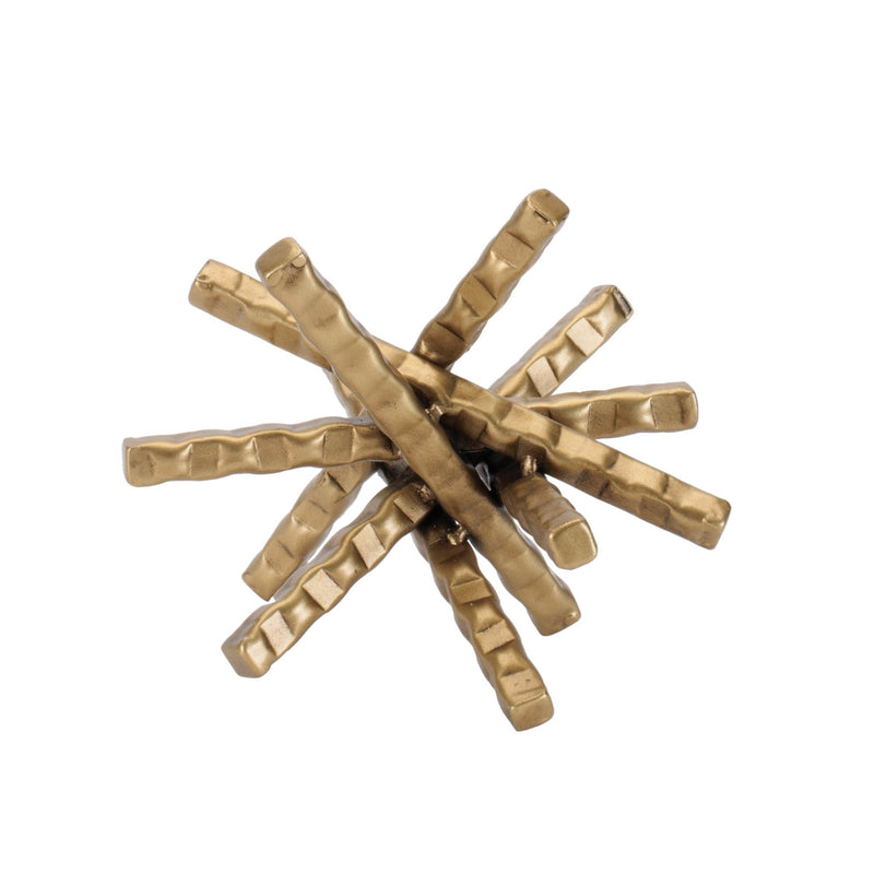 Melrose Abstract Textured Metal Sculpture (Set of 4)