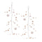 Melrose Wood Bead and Puff Ball Garland (Set of 2)