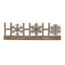 Melrose Ho Ho Ho Tabletop Sentiment Sign (Set of 2)