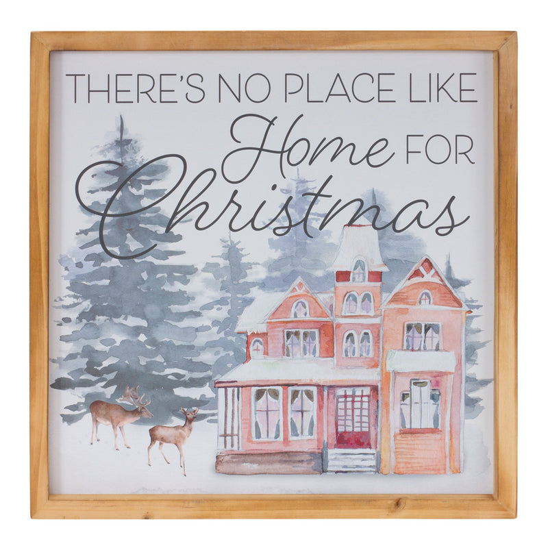 Melrose Welcome Home Holiday Wall Art (Set of 2)